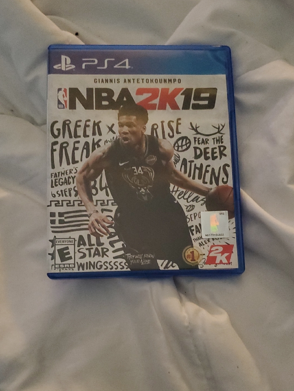NBA 2K19 (PS4) Giannis Edition - Blue Case